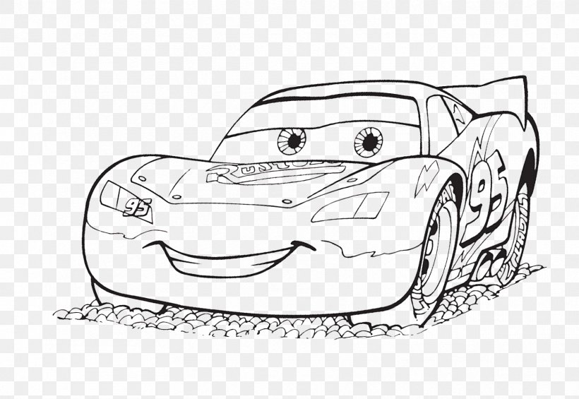 Lightning McQueen Cars Mater Doc Hudson, PNG, 1713x1181px, Lightning Mcqueen, Artwork, Automotive Design, Black And White, Car Download Free