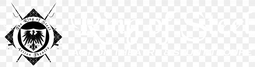 Logo Desktop Wallpaper Character Fiction Font, PNG, 3780x1000px, Logo, Black, Black And White, Black M, Character Download Free
