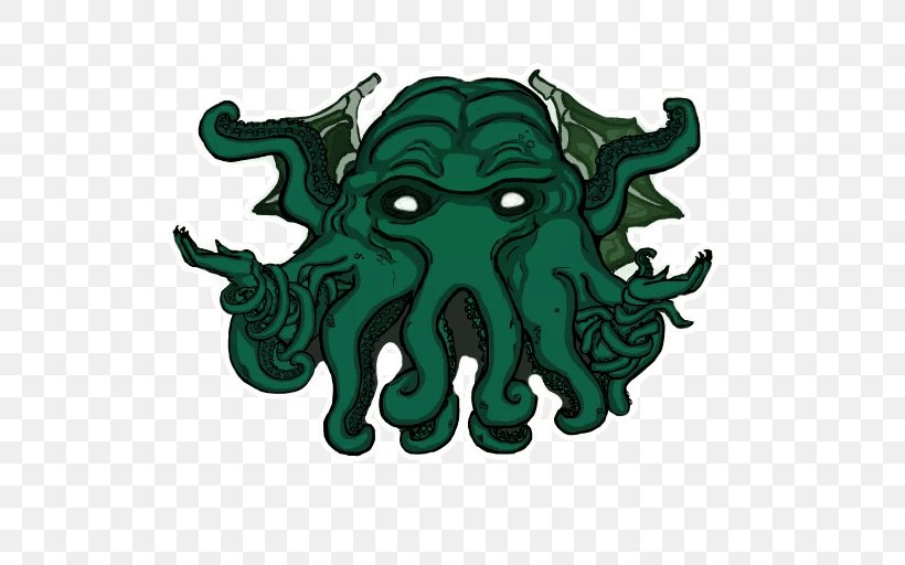 Octopus Cthulhu Telegram Sticker Anubis, PNG, 512x512px, 2016, 2017, Octopus, Android, Anubis Download Free