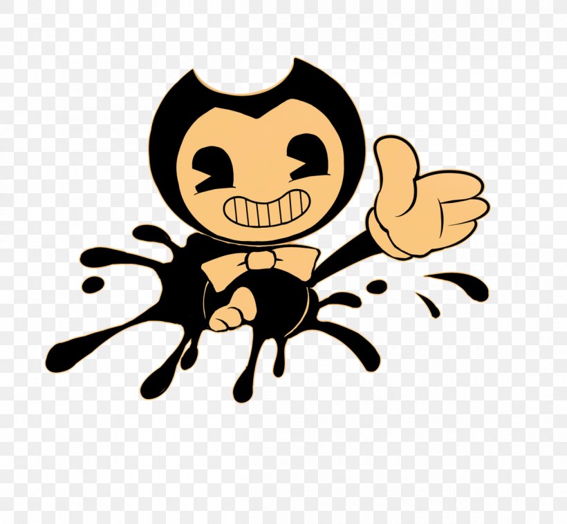 Bendy And The Ink Machine Hello Bendy Neighbor Fan Art TheMeatly Games Drawing, PNG, 1200x1111px, Bendy And The Ink Machine, Android, Art, Black, Cartoon Download Free