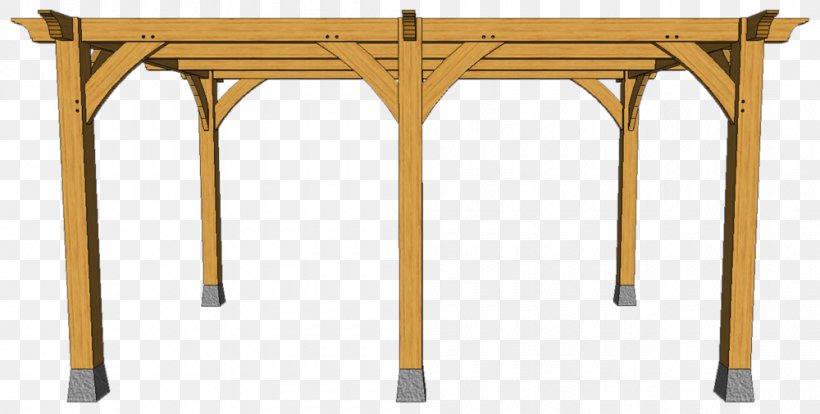 Joist Post Pergola Timber Framing Wood, PNG, 1000x506px, Joist, Canopy, Column, Construction, Furniture Download Free
