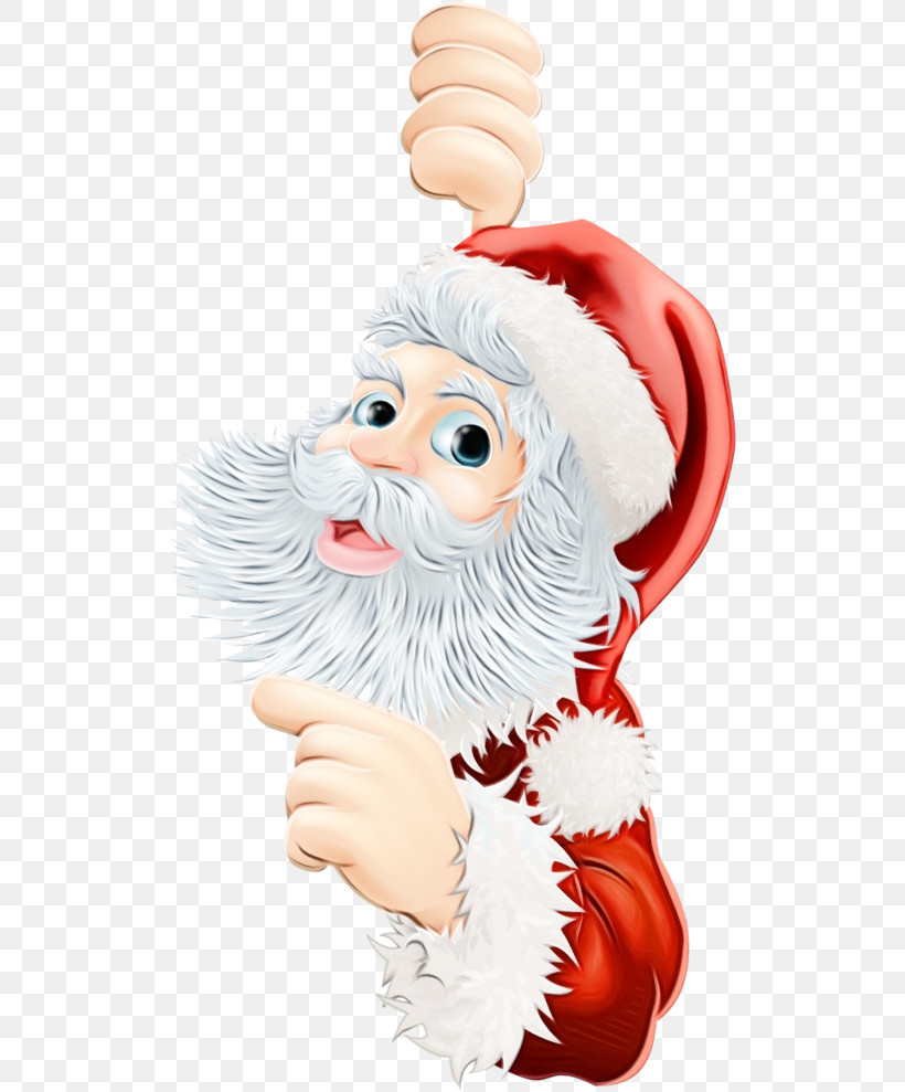 Santa Claus, PNG, 517x989px, Watercolor, Bell Christmas Decoration, Christmas Day, Christmas Decoration, Christmas Ornament Download Free