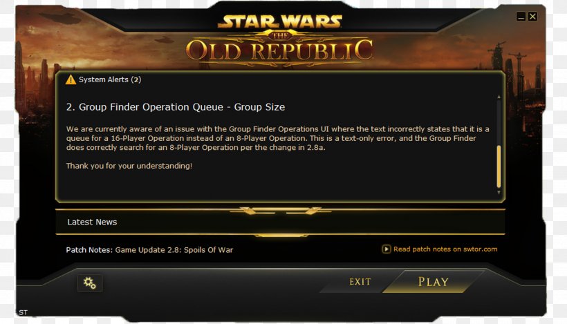 Star Wars: The Old Republic Download Installation Video Game, PNG, 1920x1100px, Star Wars The Old Republic, Computer Servers, Database, Games, Installation Download Free
