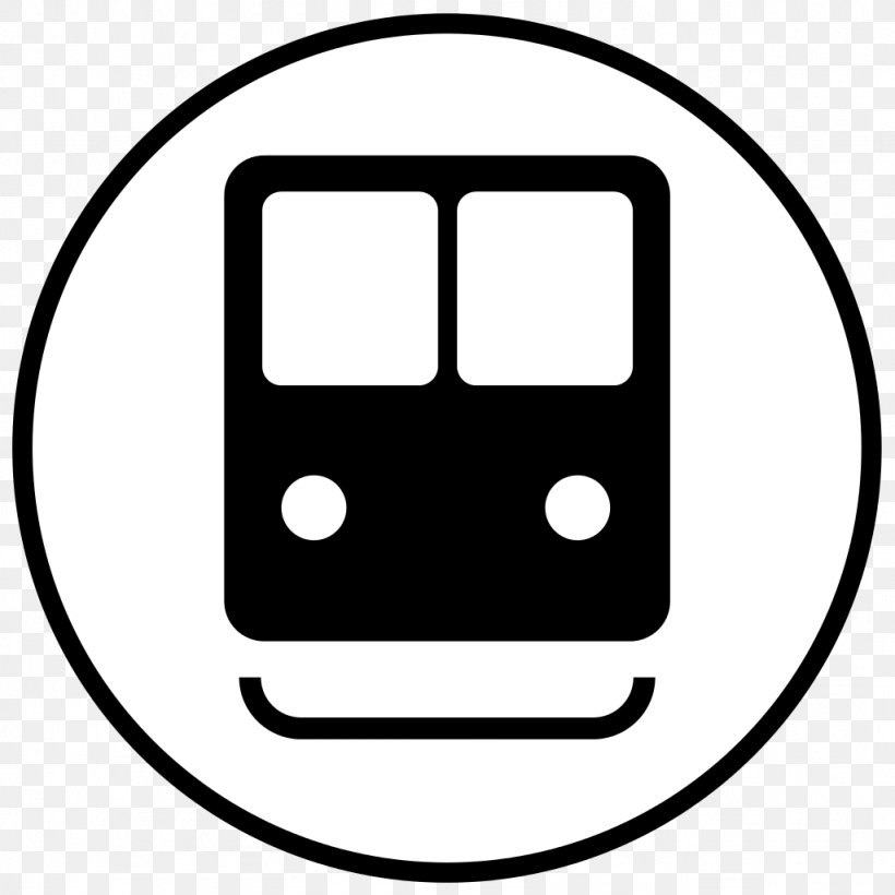 Train Station Rail Transport Tram, PNG, 1024x1024px, Train, Area, Black And White, Dworzec, Emoticon Download Free
