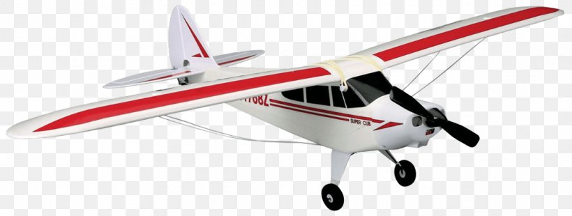 Airplane HobbyZone Super Cub S Radio-controlled Aircraft Piper PA-18 Super Cub, PNG, 1038x393px, Airplane, Aircraft, Cessna 150, Cessna 185, Flap Download Free