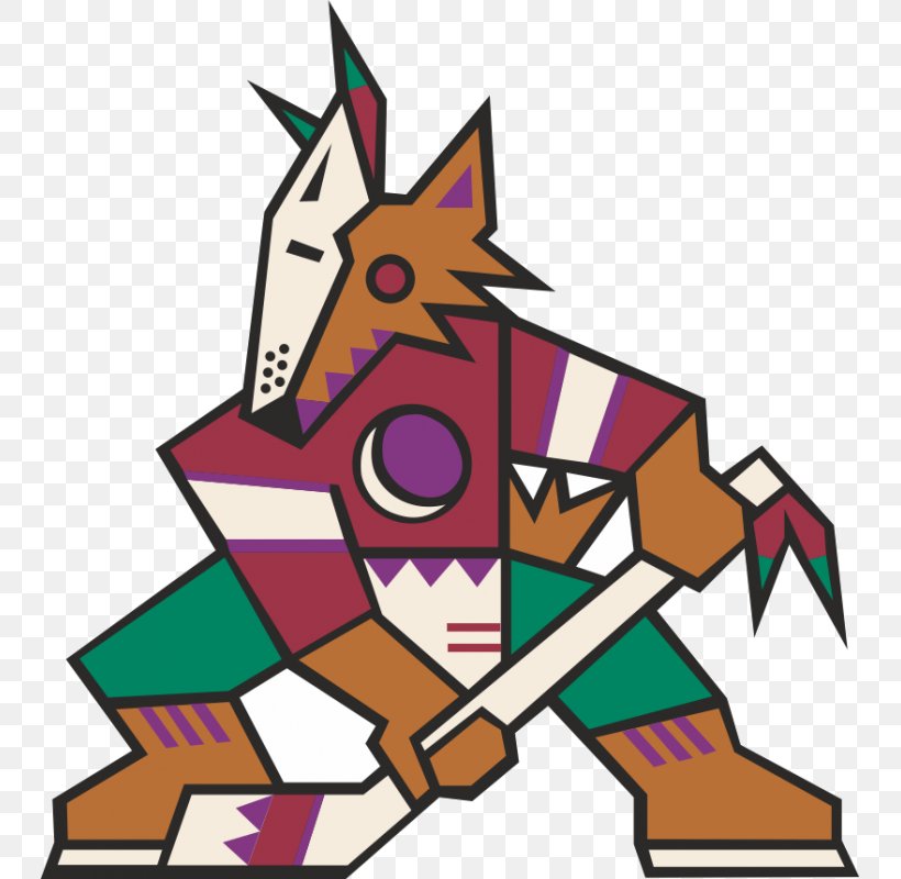 Arizona Coyotes 2003–04 NHL Season Logo Ice Hockey, PNG, 800x800px, Arizona Coyotes, Art, Artwork, Coyote, Decal Download Free