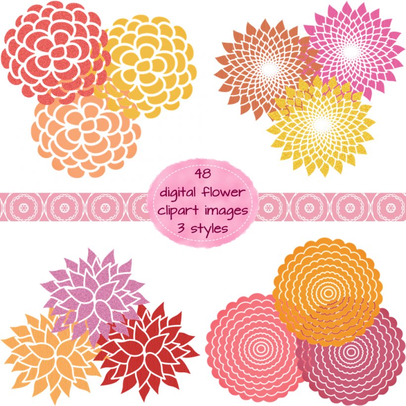 Flower Pink Orange Clip Art, PNG, 1000x1000px, Flower, Blue, Color, Dahlia, Free Content Download Free