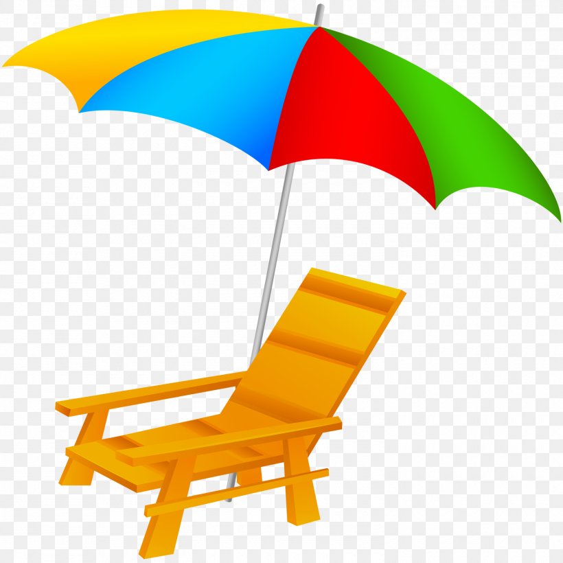 Beach Chair Clip Art, PNG, 1500x1500px, Beach, Chair, Deckchair, Outdoor Furniture, Sand Download Free
