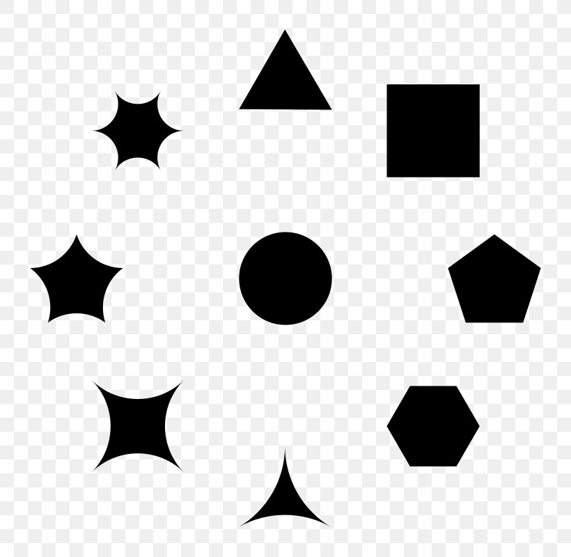 Geometric Shape Geometry Clip Art, PNG, 800x800px, Geometric Shape, Black, Black And White, Geometry, Hexagon Download Free