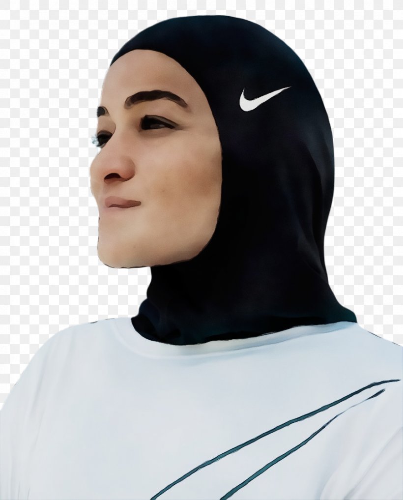Hijab Nike Headscarf Burqa Clothing, PNG, 898x1114px, Hijab, Beanie, Black Hair, Burqa, Cap Download Free