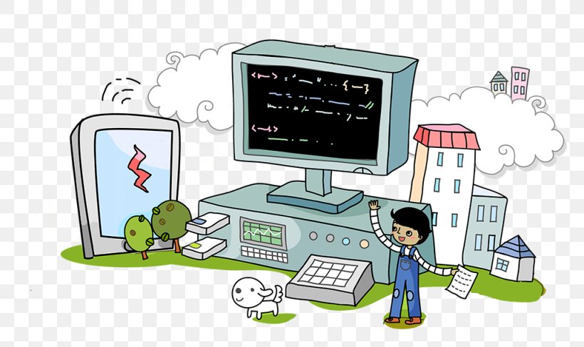 Computer Software Software Engineering Computer Engineering, PNG, 1024x610px, Computer Software, Cartoon, Communication, Computer, Computer Engineering Download Free