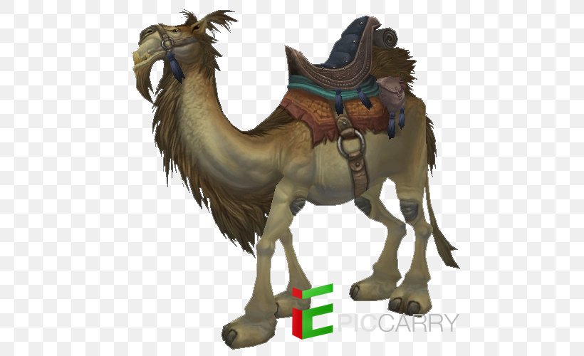 Dromedary Horse World Of Warcraft: Battle For Azeroth World Of Warcraft: Legion Equestrian, PNG, 500x500px, Dromedary, Arabian Camel, Blizzard Entertainment, Camel, Camel Like Mammal Download Free