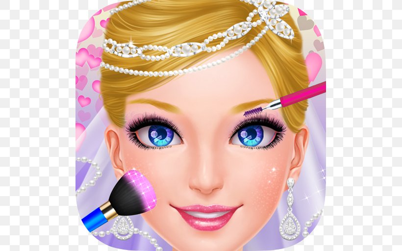 Eyelash Extensions Eyebrow Cheek Eye Shadow Makeover, PNG, 512x512px, Watercolor, Cartoon, Flower, Frame, Heart Download Free