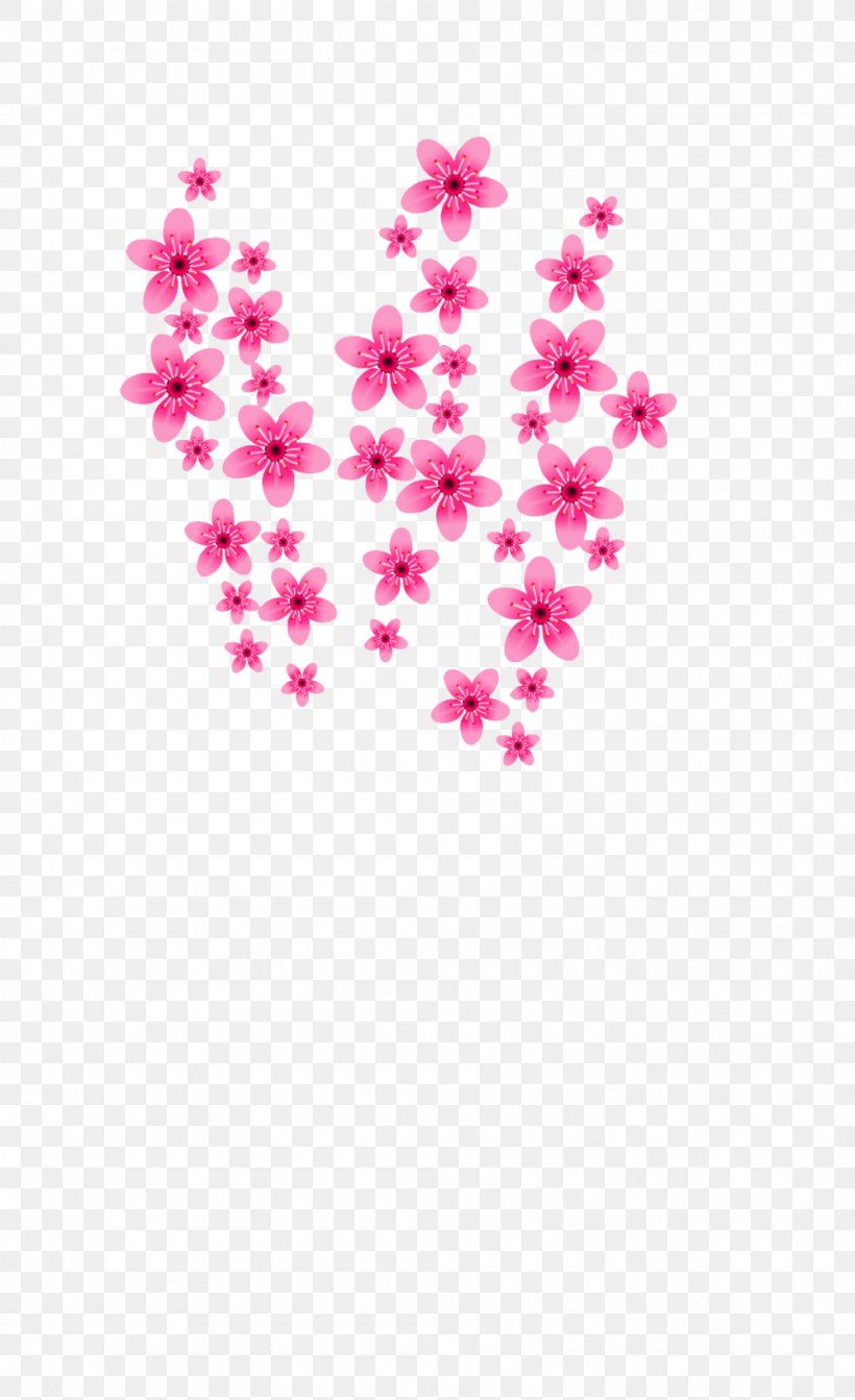 Flower Cherry Blossom Petal Heart, PNG, 1000x1639px, Flower, Blossom, Cherry Blossom, Flowering Plant, Heart Download Free
