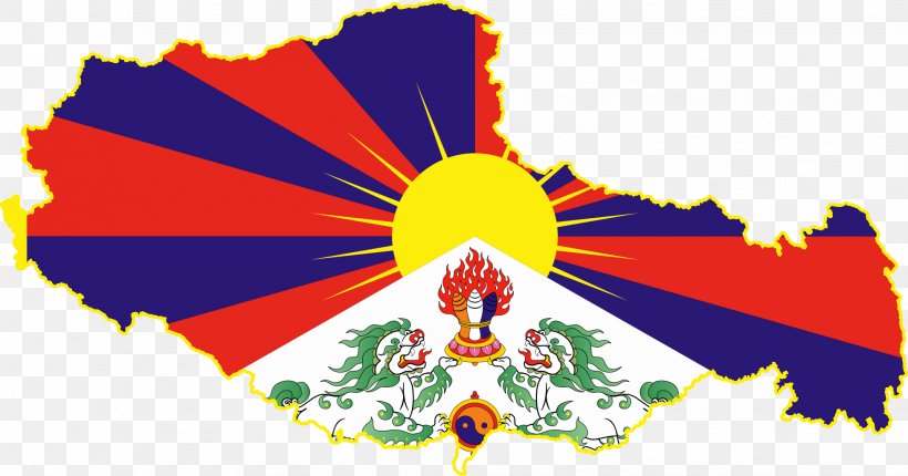 Tibetan Independence Movement T-shirt Free Tibet Flag Of Tibet, PNG, 1953x1026px, Tibet, Flag, Flag Of Tibet, Free Tibet, Lobsang Sangay Download Free