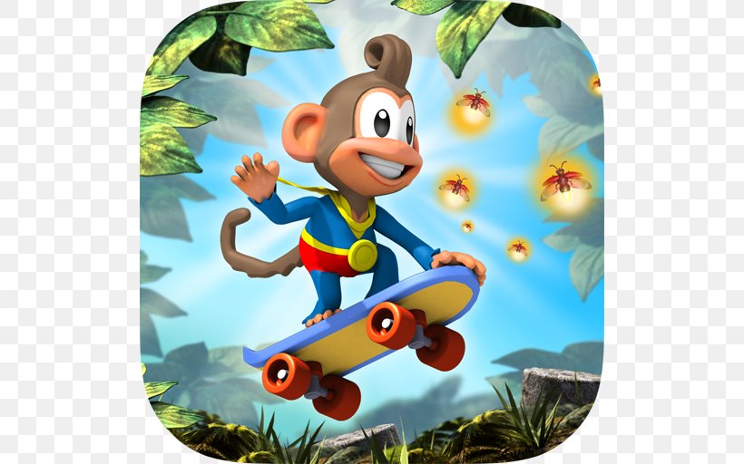 Chimpact Run (Pay Once No-IAP) Chimpact 1, PNG, 512x512px, Android, Game, Google Play, Grass, Leaf Download Free