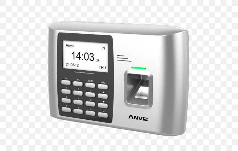 Time And Attendance Fingerprint Computer Time & Attendance Clocks Radio-frequency Identification, PNG, 520x520px, Time And Attendance, Access Control, Barcode, Biometrics, Business Download Free
