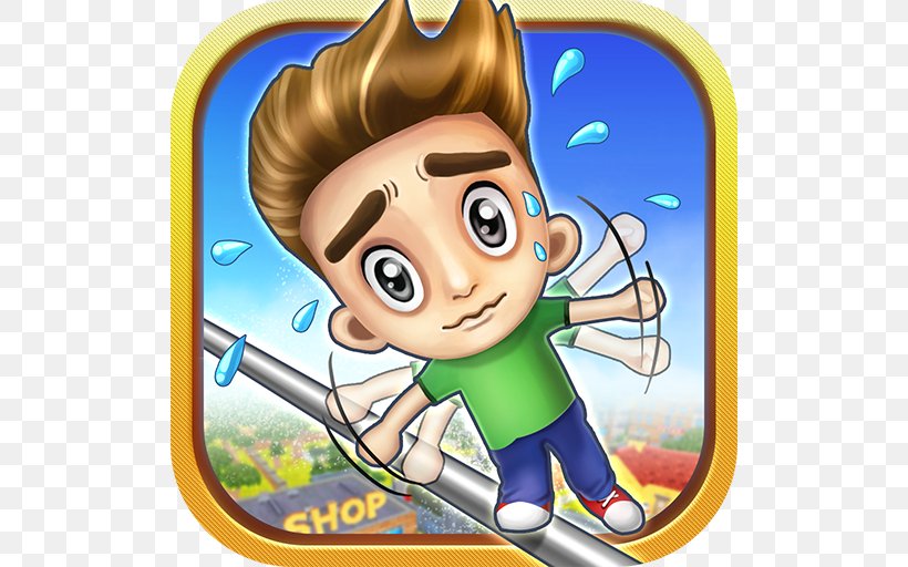 App Store Tightrope Apple ITunes, PNG, 512x512px, App Store, Apple, Cartoon, Child, Fiction Download Free