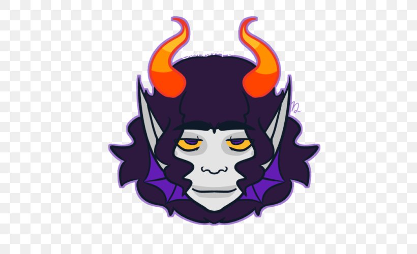 Clip Art Illustration Demon Purple Legendary Creature, PNG, 500x500px, Demon, Art, Cartoon, Fictional Character, Legendary Creature Download Free