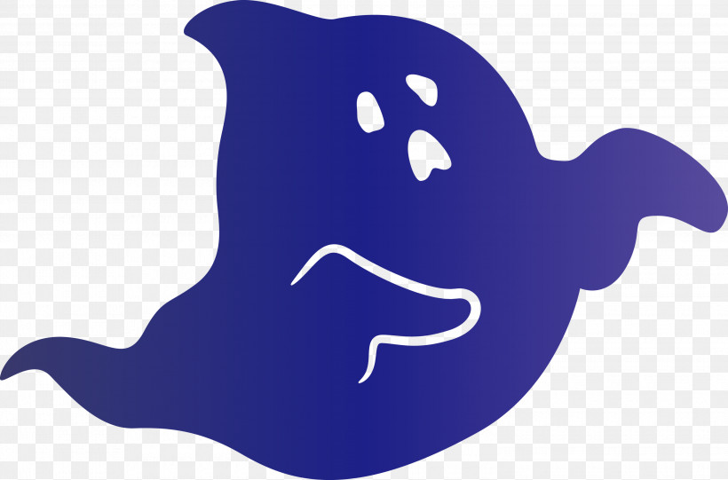 Halloween Ghost, PNG, 3000x1982px, Halloween, Biology, Dolphin, Fish, Ghost Download Free