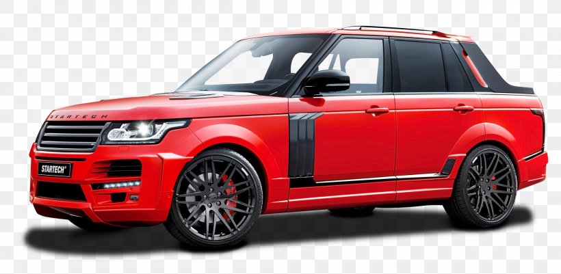 Range Rover Sport Pickup Truck Range Rover Evoque Land Rover Car, PNG, 2094x1026px, Range Rover Sport, Automotive Design, Automotive Exterior, Automotive Wheel System, Brand Download Free