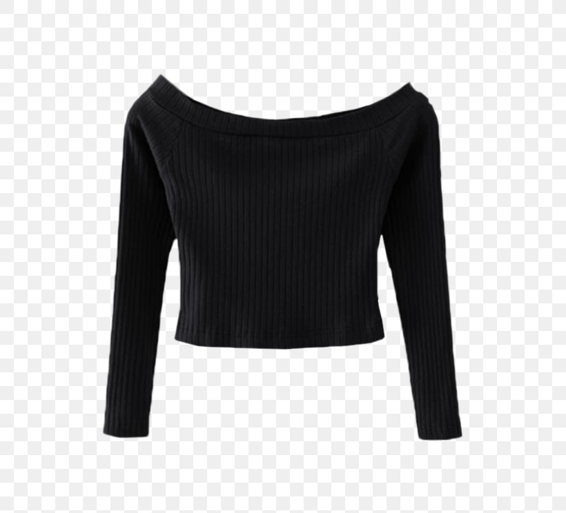 Sleeve Shoulder Sweater Outerwear Product, PNG, 558x744px, Sleeve, Black, Black M, Joint, Neck Download Free
