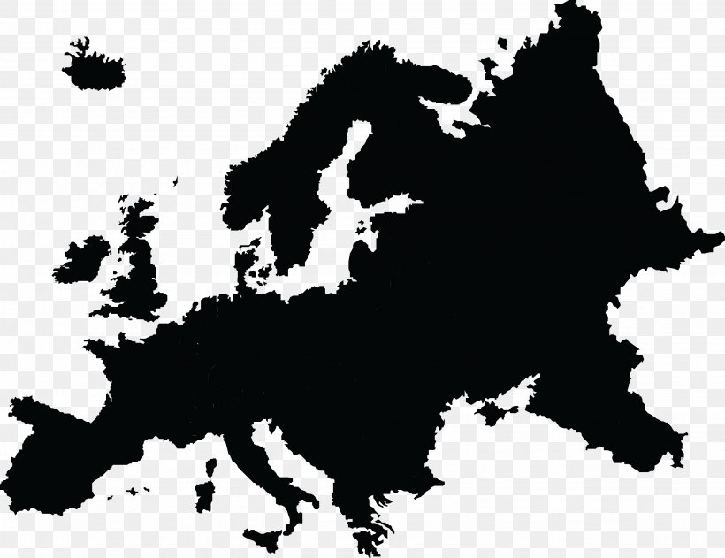 Europe Vector Map, PNG, 2672x2057px, Europe, Black, Black And White, Blank Map, Map Download Free