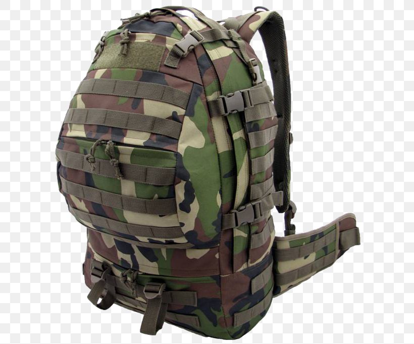 Backpack Bag Camouflage U.S. Woodland MOLLE, PNG, 623x681px, Backpack, Bag, Baggage, Belt, Camouflage Download Free