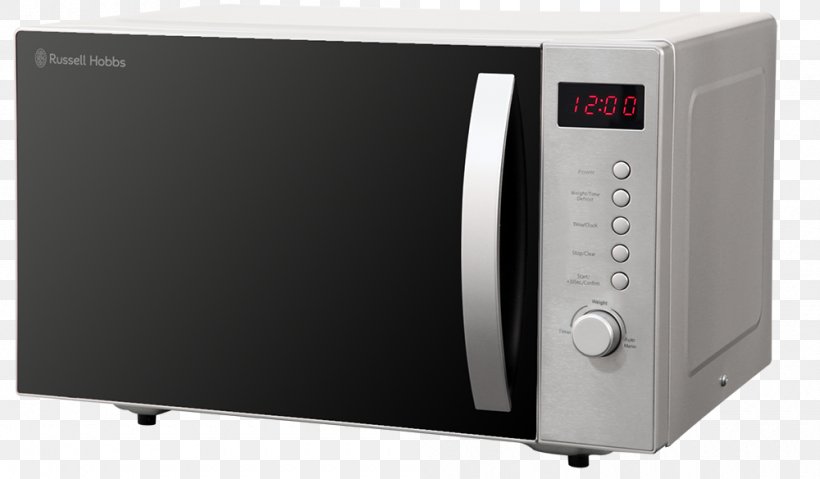 Microwave Ovens Russell Hobbs RHM2364SS 23L Stainless Steel Digital Microwave Oven, PNG, 1000x585px, Microwave Ovens, Brushed Metal, Hob, Home Appliance, Kitchen Download Free