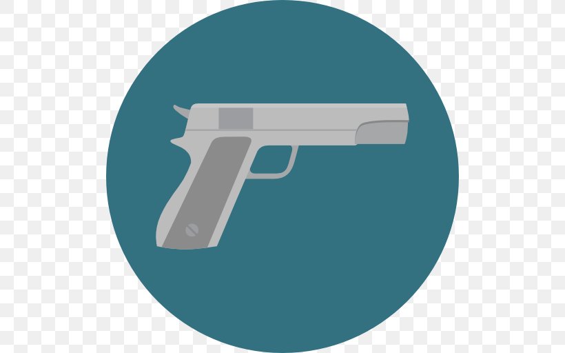 Firearm Weapon Pistol, PNG, 512x512px, Firearm, Aqua, Brand, Bullet, Green Download Free