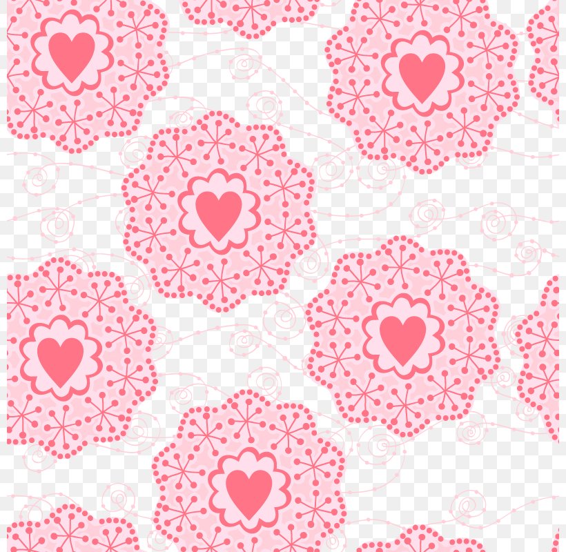 Euclidean Vector Romance Heart Pattern, PNG, 800x800px, Romance, Area, Art, Doily, Drawing Download Free