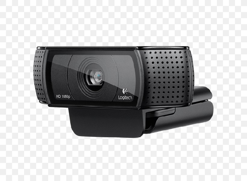 Logitech C920 Pro 1080p Webcam High-definition Video Videotelephony, PNG, 600x600px, Logitech C920 Pro, Camera, Camera Accessory, Camera Lens, Cameras Optics Download Free