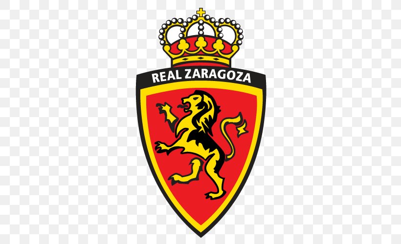 Real Zaragoza La Liga Segunda División Real Oviedo Spain, PNG, 500x500px, Real Zaragoza, Badge, Brand, Crest, Emblem Download Free