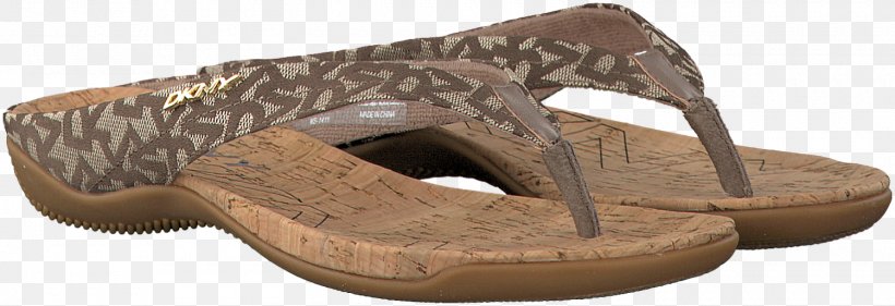 Shoe Sandal Sarasota Beige Flip-flops, PNG, 1500x515px, Shoe, Beige, Brown, Discounts And Allowances, Dkny Download Free
