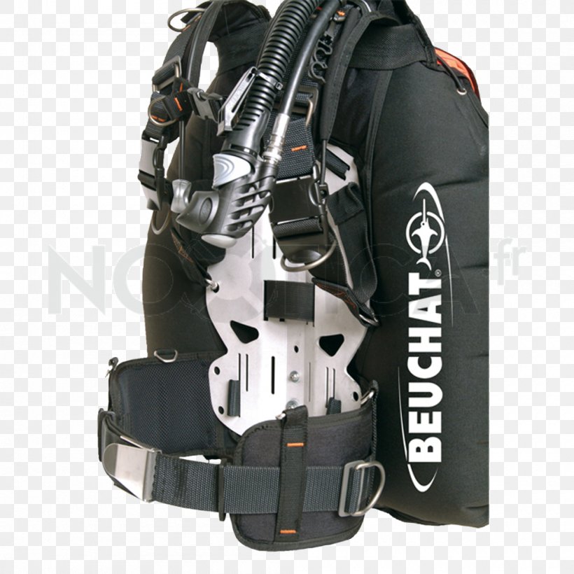 Buoyancy Compensators Beuchat Technical Diving Waistcoat Underwater Diving, PNG, 1000x1000px, Buoyancy Compensators, Aluminium, Automotive Tire, Backpack, Beuchat Download Free