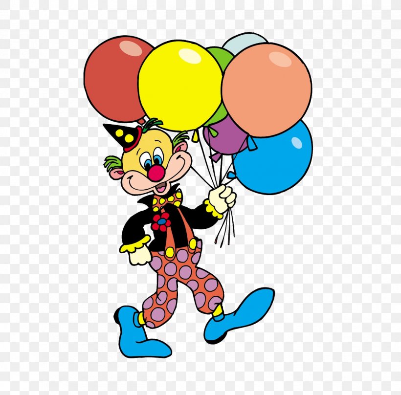 Clown Circus Birthday Balloon, PNG, 1248x1231px, Clown, Animation, Art, Balloon, Birthday Download Free