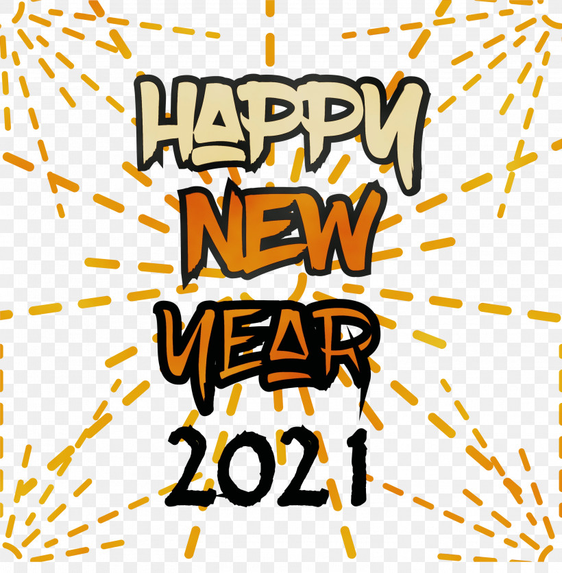 Logo Yellow Meter Pattern Line, PNG, 2942x3000px, 2021, 2021 Happy New Year, Area, Happy New Year, Line Download Free