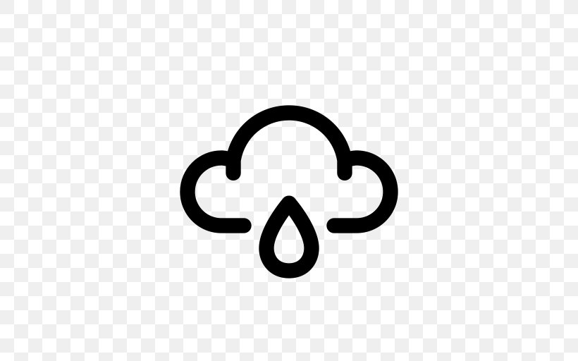 Cloud Weather Forecasting Rain, PNG, 512x512px, Cloud, Area, Black And White, Body Jewelry, Brand Download Free