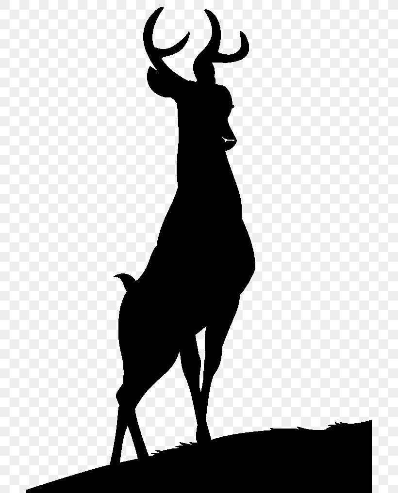 Reindeer Cattle Black & White, PNG, 712x1017px, Reindeer, Antelope, Art, Black, Black White M Download Free