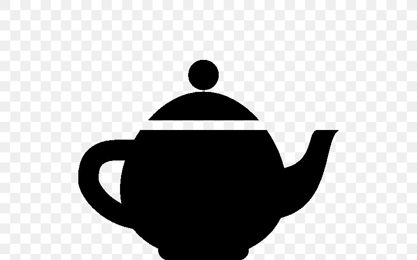 Teapot Kettle Clip Art, PNG, 512x512px, Tea, Black, Black And White, Coffee Cup, Cup Download Free