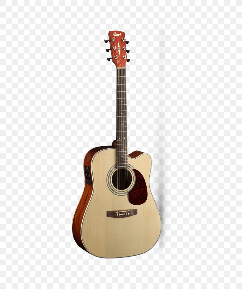 Acoustic Guitar Cort Guitars Dreadnought Acoustic-electric Guitar, PNG, 400x980px, Watercolor, Cartoon, Flower, Frame, Heart Download Free