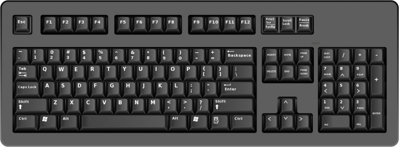 Computer Keyboard Computer Mouse Computer Hardware Keyboard Shortcut, PNG, 1200x444px, Computer Keyboard, Alt Key, Character, Computer, Computer Component Download Free