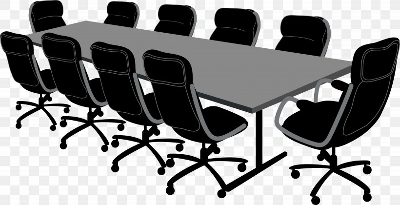 Furniture Chair Table Office Chair Conference Room Table, PNG, 6889x3536px, Furniture, Chair, Conference Hall, Conference Room Table, Office Chair Download Free