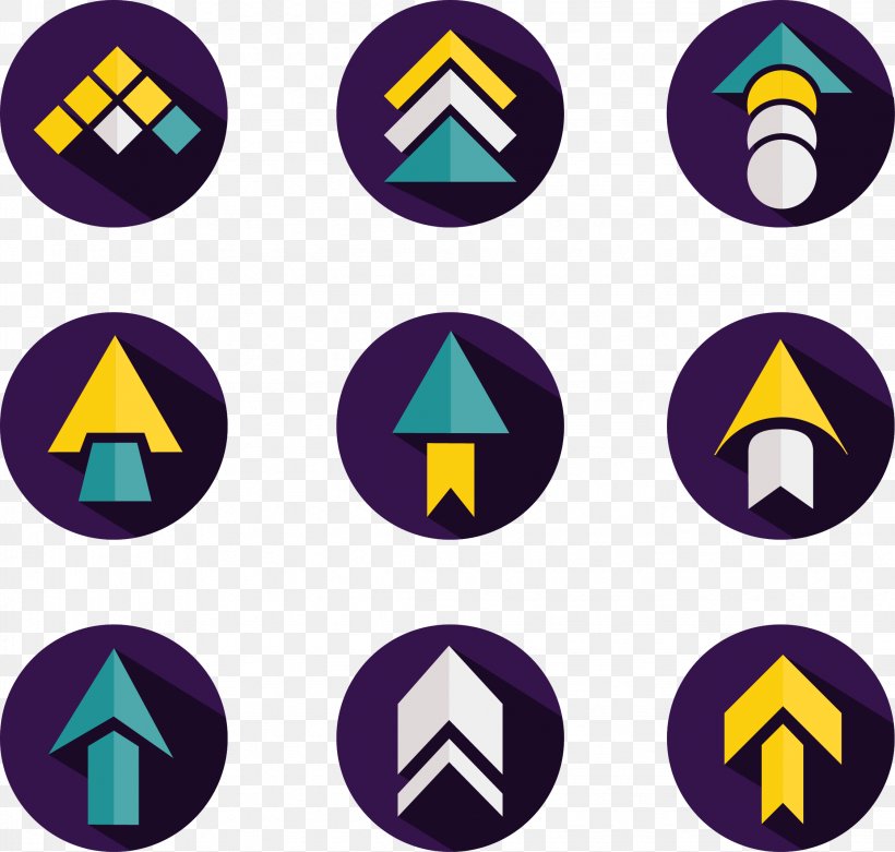 Arrow Euclidean Vector Clip Art, PNG, 2248x2142px, Cartoon, Logo, Purple, Symbol Download Free