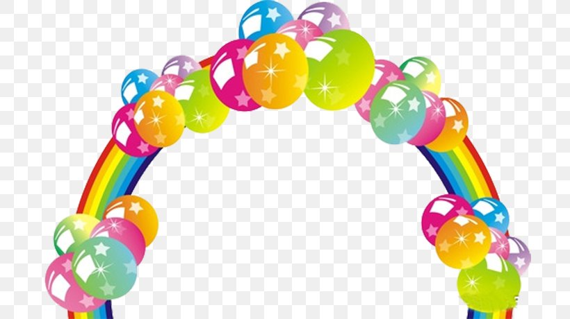 Balloon Rainbow Arch, PNG, 709x460px, Balloon, Arc, Arch, Baby Toys, Party Supply Download Free