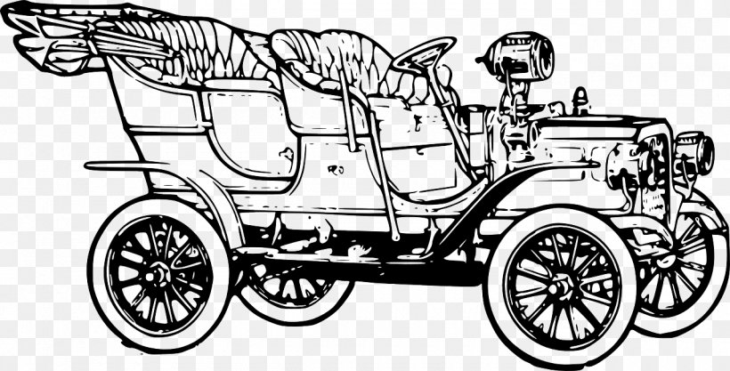 Ford Model T Ford Model A Car Ford Mustang, PNG, 1280x651px, Ford Model T, Antique Car, Auto Part, Automotive Design, Black And White Download Free
