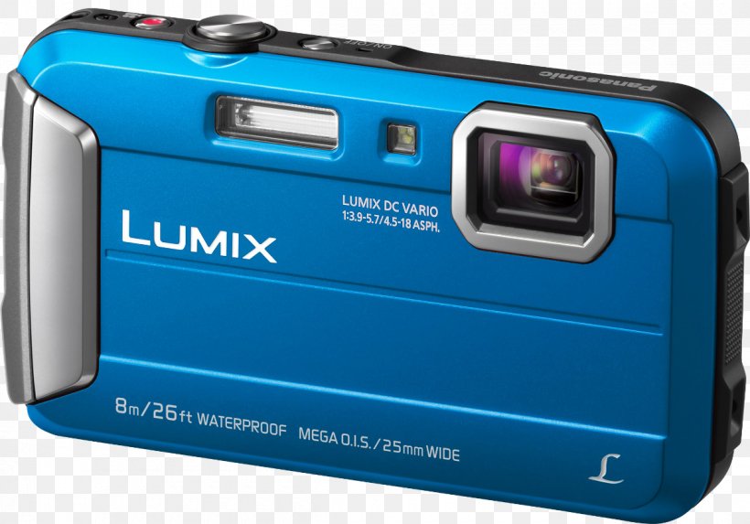Panasonic Lumix DMC-FT30 (Blue) Point-and-shoot Camera, PNG, 1200x839px, Panasonic, Blue, Camera, Cameras Optics, Digital Camera Download Free