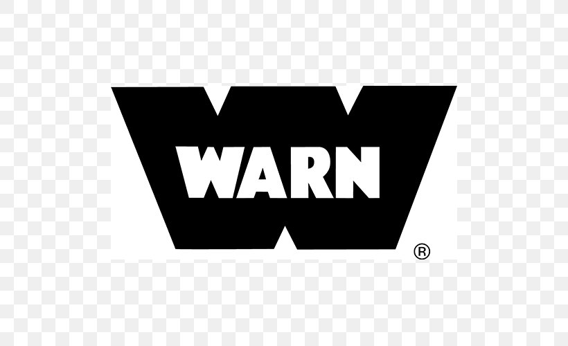 Warn Industries Logo Decal Winch, PNG, 500x500px, Warn Industries, Area, Black, Black And White, Brand Download Free