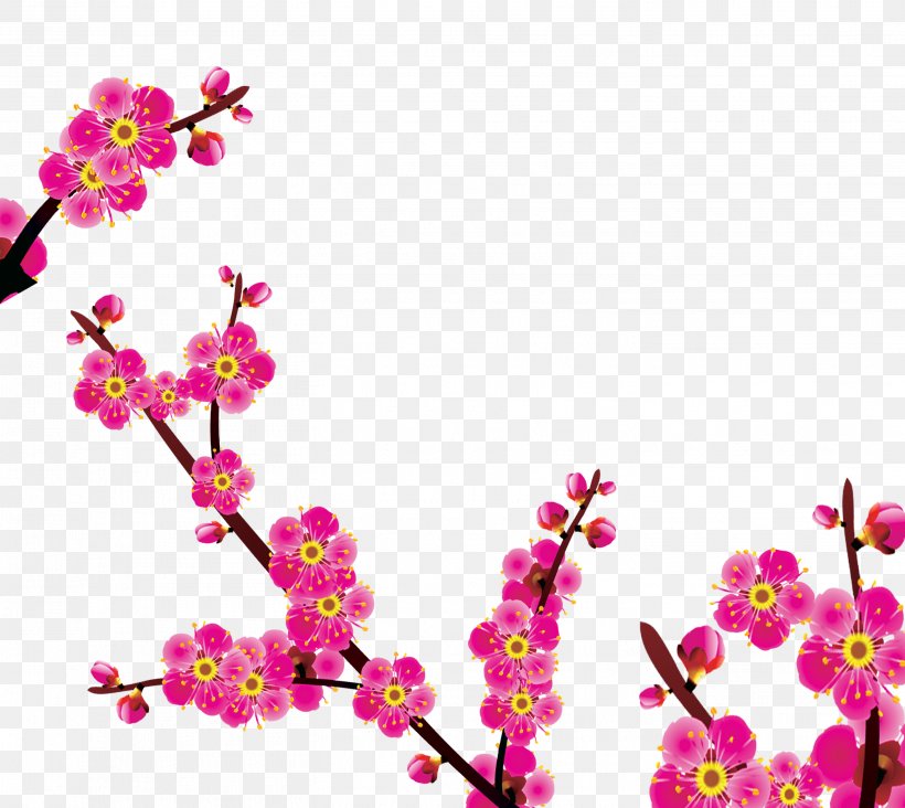 Download, PNG, 2909x2600px, Chinoiserie, Blossom, Branch, Ceramic Decal, Cherry Blossom Download Free