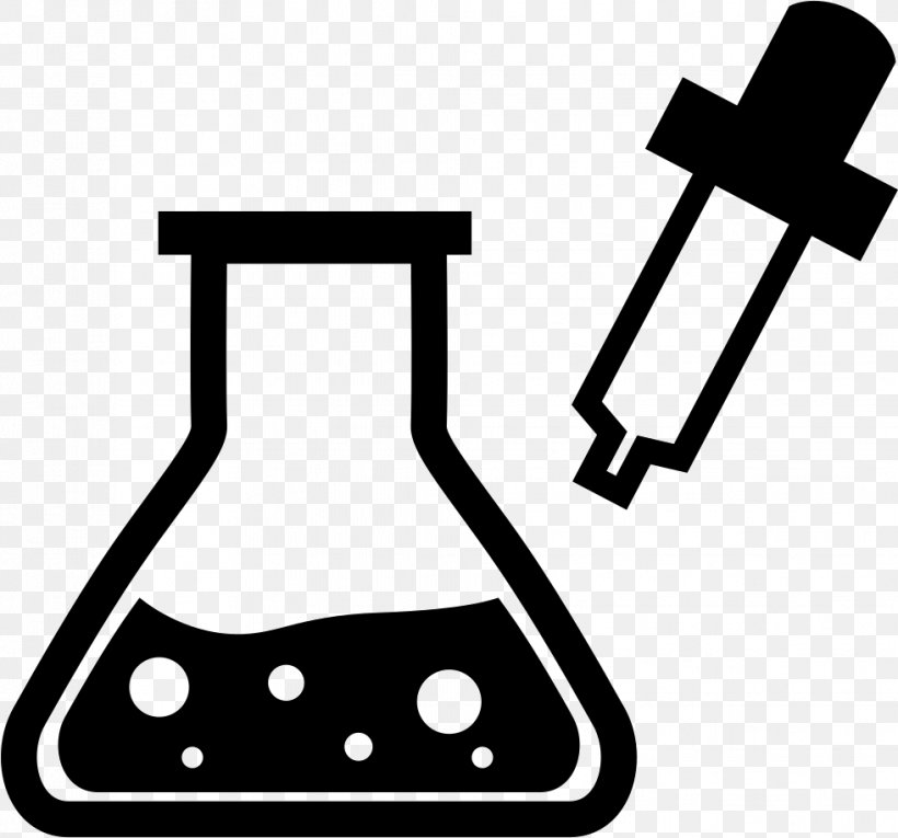 Laboratory Flasks Chemistry Beaker, PNG, 981x916px, Laboratory Flasks, Beaker, Black, Black And White, Chemical Substance Download Free